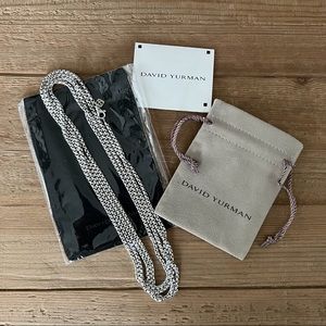 David Yurman Box Chain Necklace 72”